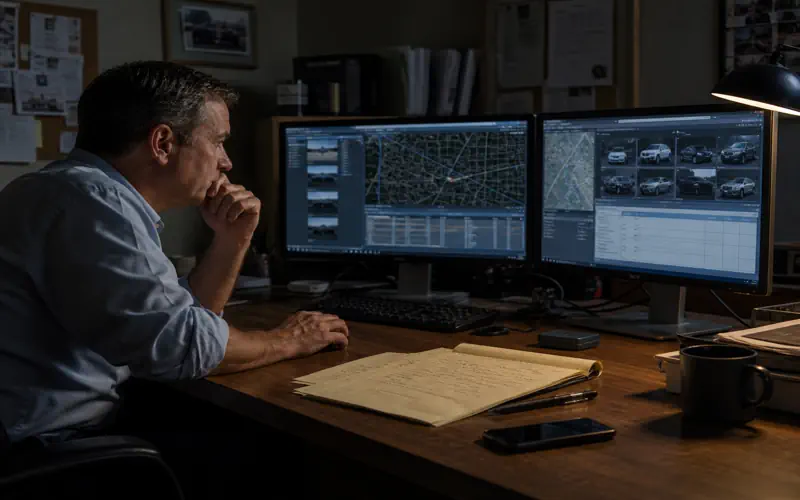 New York skip tracing investigator locating vehicle and debtor information